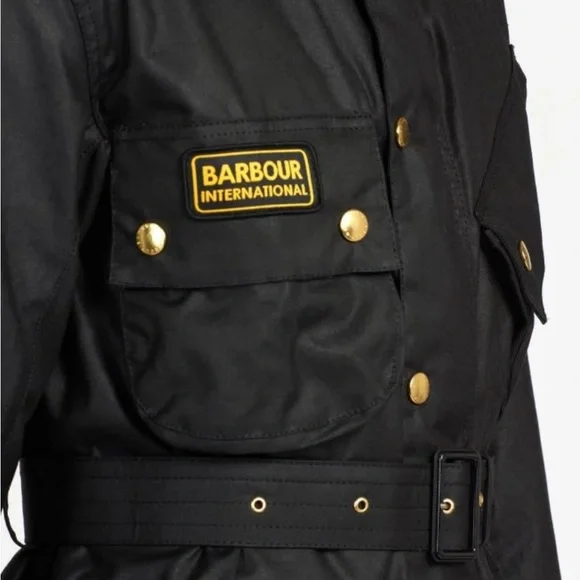 Barbour International Original Waxed Cotton Jacket M - Picture 8 of 15